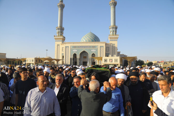 مراسم_تشییع استاد حشمت‌پور در شهر قم