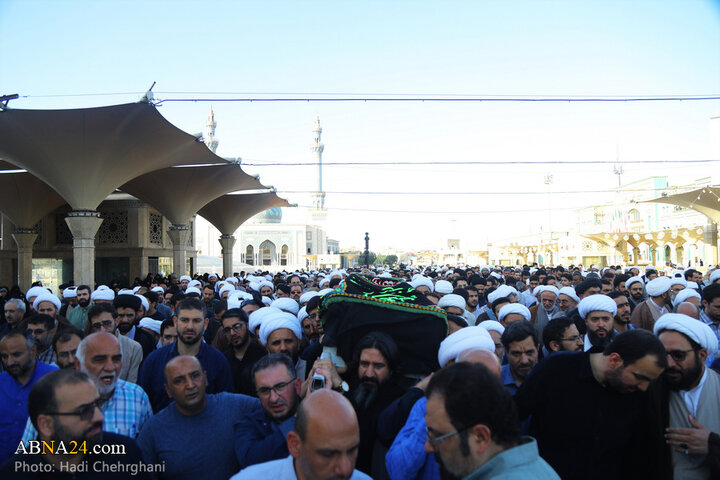 مراسم_تشییع استاد حشمت‌پور در شهر قم