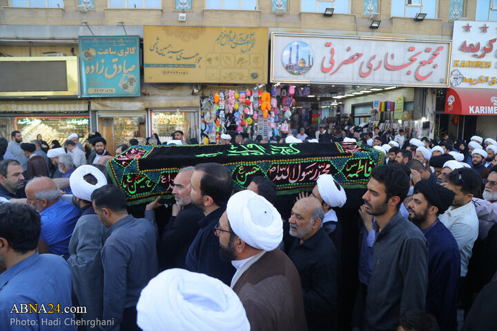 مراسم_تشییع استاد حشمت‌پور در شهر قم