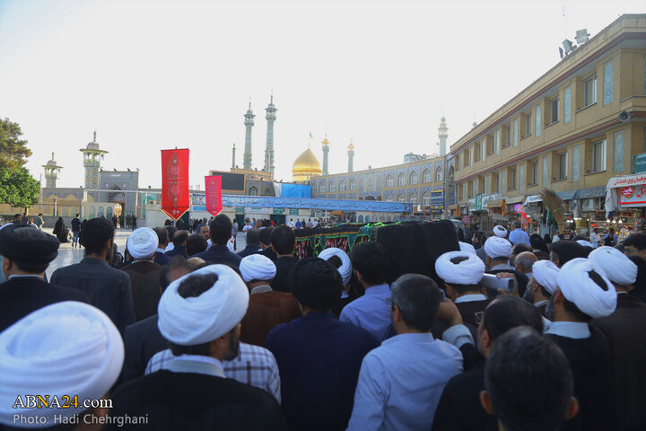 مراسم_تشییع استاد حشمت‌پور در شهر قم