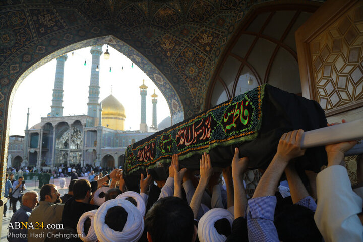 مراسم_تشییع استاد حشمت‌پور در شهر قم