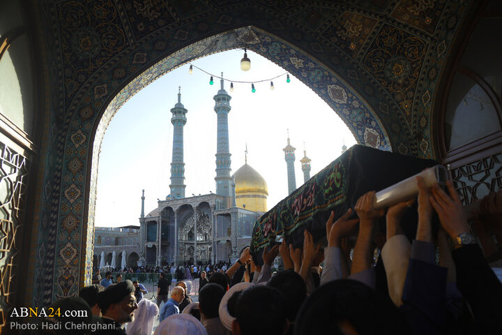 مراسم_تشییع استاد حشمت‌پور در شهر قم