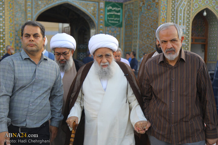 مراسم_تشییع استاد حشمت‌پور در شهر قم