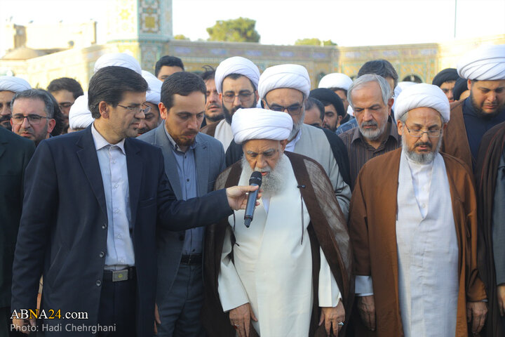 مراسم_تشییع استاد حشمت‌پور در شهر قم
