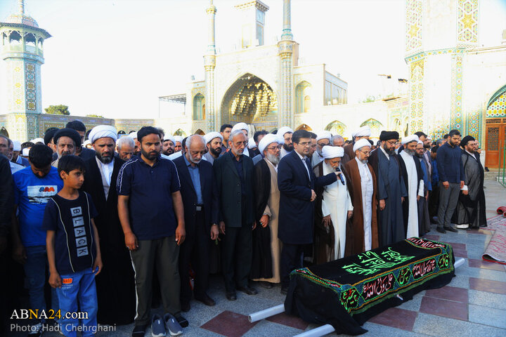 مراسم_تشییع استاد حشمت‌پور در شهر قم
