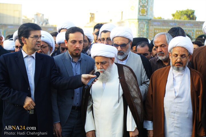 مراسم_تشییع استاد حشمت‌پور در شهر قم