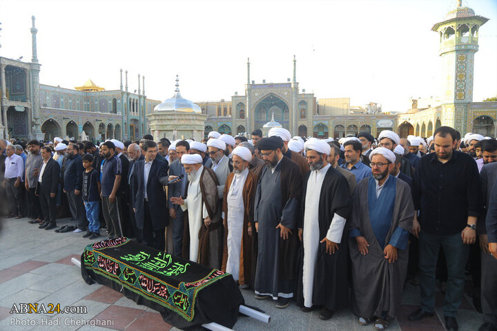 مراسم_تشییع استاد حشمت‌پور در شهر قم