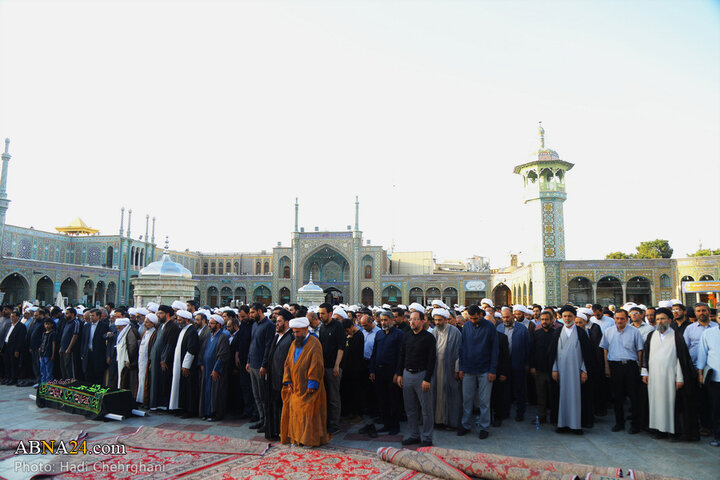 مراسم_تشییع استاد حشمت‌پور در شهر قم