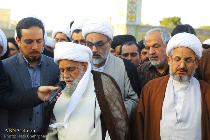 مراسم_تشییع استاد حشمت‌پور در شهر قم
