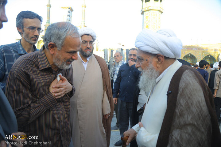 مراسم_تشییع استاد حشمت‌پور در شهر قم
