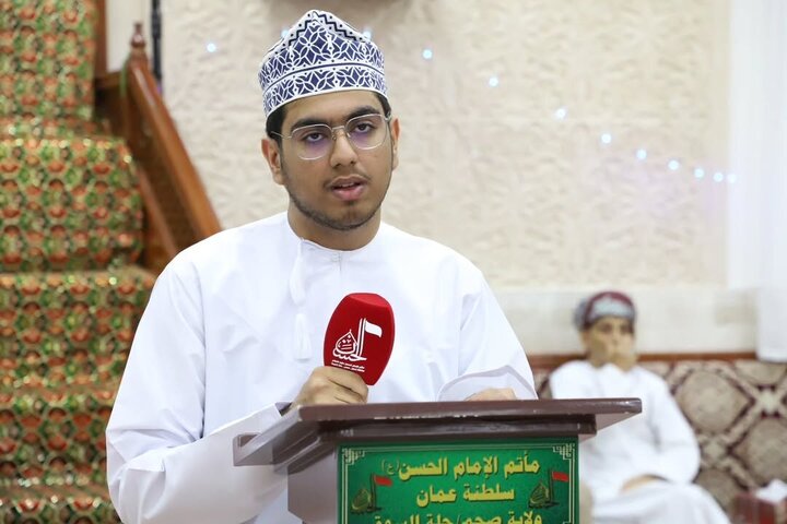 تقرير مصور| احتفال بمناسبة ميلاد الإمام الرضا (ع) في حسينية الإمام الحسن(ع) بمدينة "صحم" العمانية
