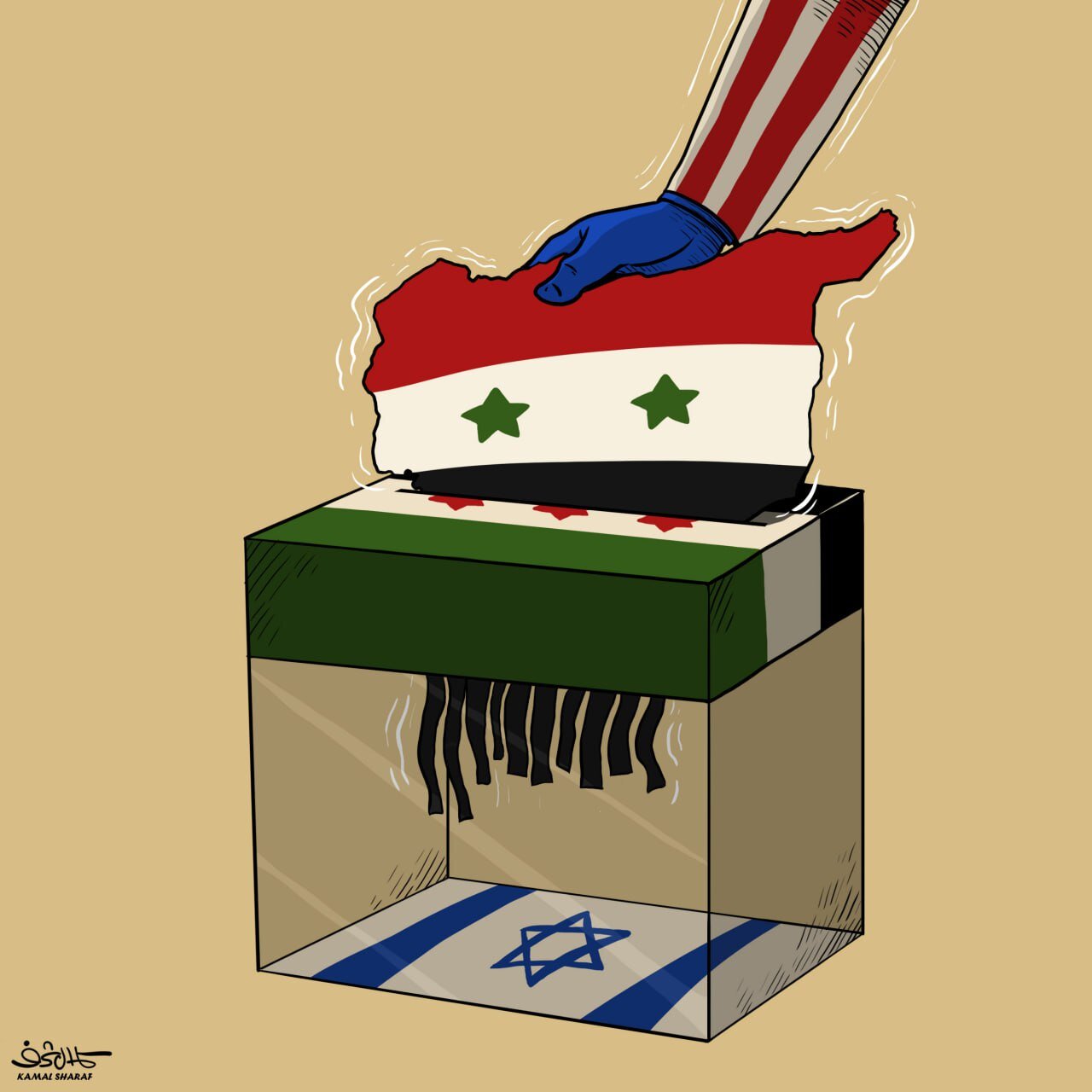 كاريكاتير / سوريا تزحف نحو التطبيع بقيادة الجولاني كاريكاتير / سوريا تزحف نحو التطبيع بقيادة الجولاني