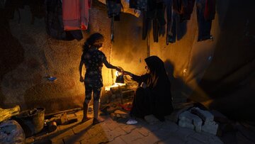 Fələstinli anaların dərd və kədəri \ Sonsuz yəhudi faşizimi \ Foto