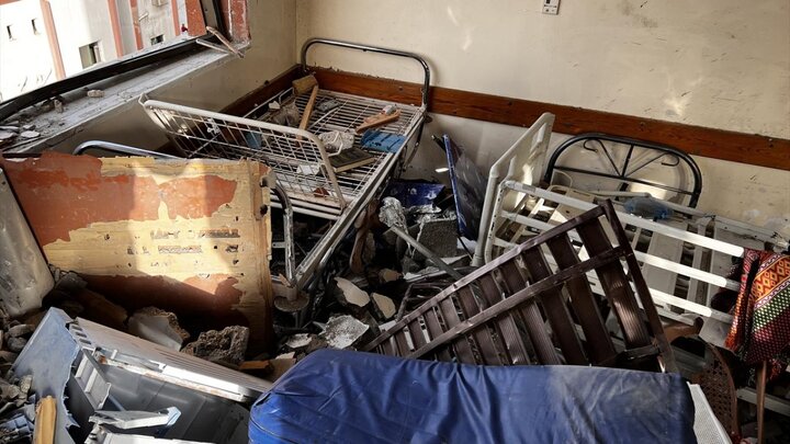 حمله نظامیان صهیونیست به بیمارستان ناصر در خان یونس