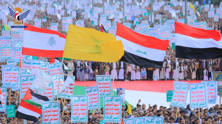 تقرير مصور| مسيرة مليونية "لنصرة غزة..بقوة الله هزمنا أمريكا وسنهزم إسرائيل" في صنعاء