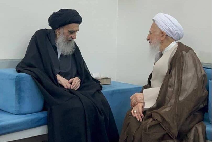 Grand Ayatollah Javadi Amoli met Sayyed Al-Sistani: “We see no difference between Qom and Najaf seminaries”