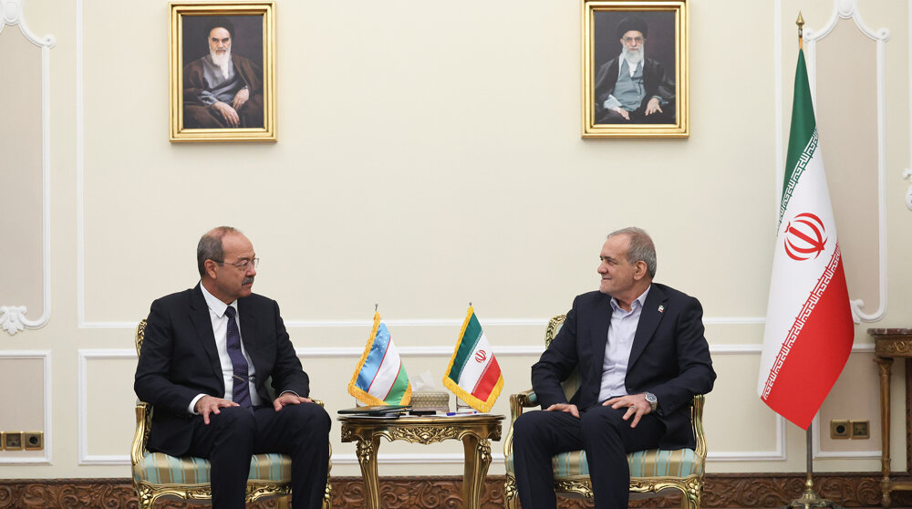 Pezeshkian says Iran-Uzbekistan relations will boost regional peace and security