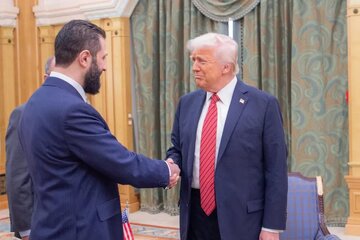 ترامپ و جولانی در شهر ریاض با هم دیدار کردند/ آغاز فصل جدیدی در روابط دمشق و واشنگتن
