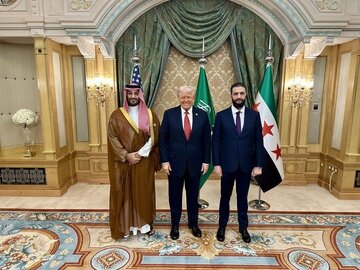 ترامپ و جۆلانی لە عەرەبستان دیداریان کرد
