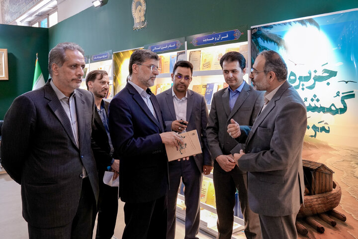 تقرير مصور| مشارکة العتبة الرضویة المقدسة في معرض طهران الدولي السادس والثلاثين للكتاب