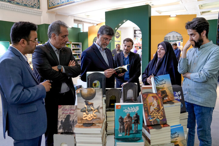 تقرير مصور| مشارکة العتبة الرضویة المقدسة في معرض طهران الدولي السادس والثلاثين للكتاب