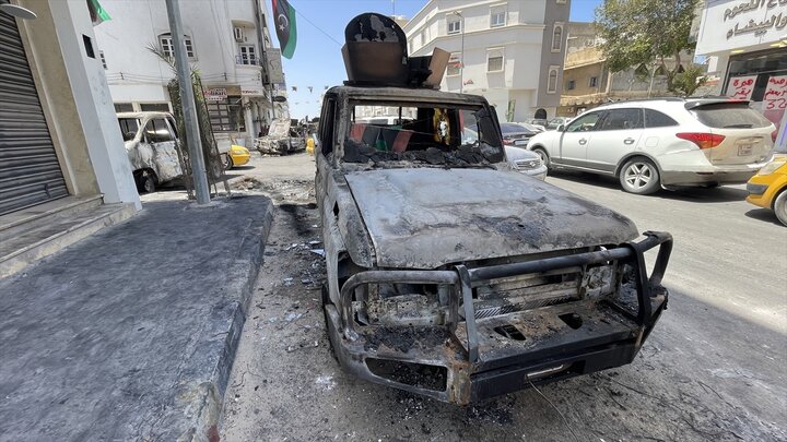 وضعیت شهرک ابوسلیم در پایتخت لیبی پس از درگیری نظامی