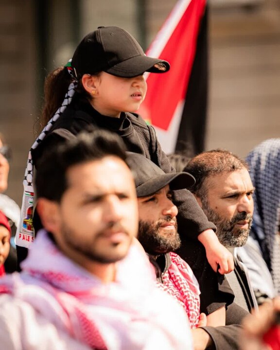 تظاهرات در مالمو سوئد در حمایت از فلسطین