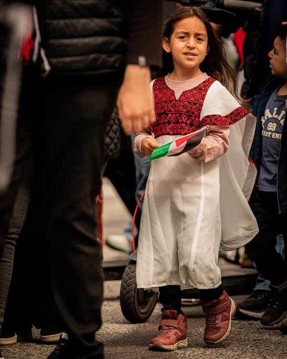 تظاهرات در مالمو سوئد در حمایت از فلسطین