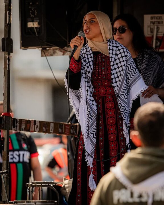 تظاهرات در مالمو سوئد در حمایت از فلسطین