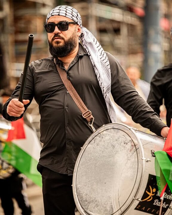 تظاهرات در مالمو سوئد در حمایت از فلسطین