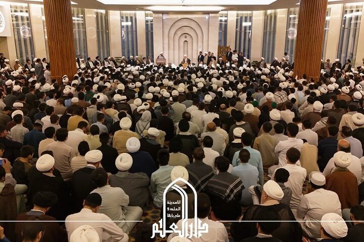 نجف میں آیت اللہ العظمی جوادی آملی کا والہانہ استقبال