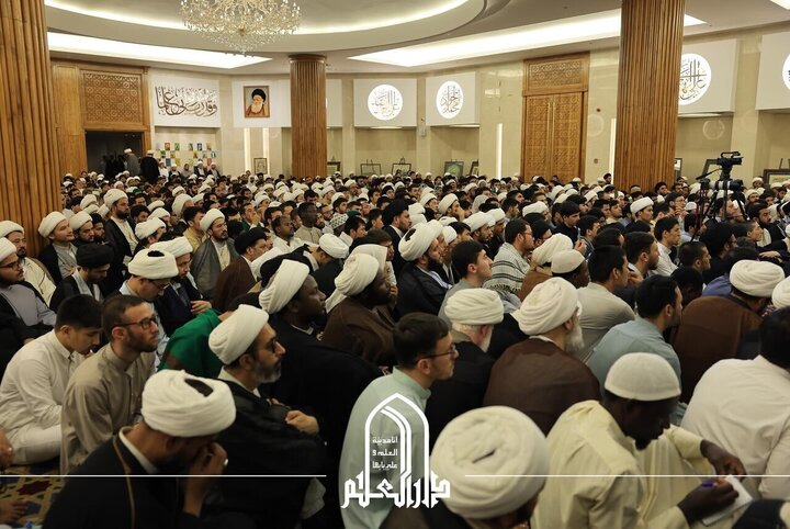 نجف میں آیت اللہ العظمی جوادی آملی کا والہانہ استقبال