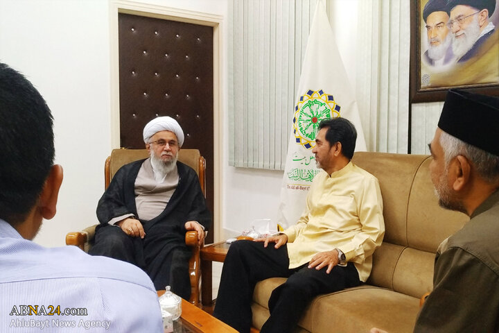 عکس خبری | دیدار رئیس سازمان اهل بیت(ع) اندونزی با آیت‌الله رمضانی