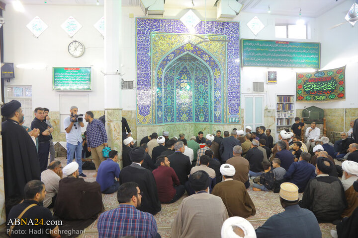 مراسم تشییع پیکر مرحوم حجت‌الاسلام نقده‌دوزان در شهر قم