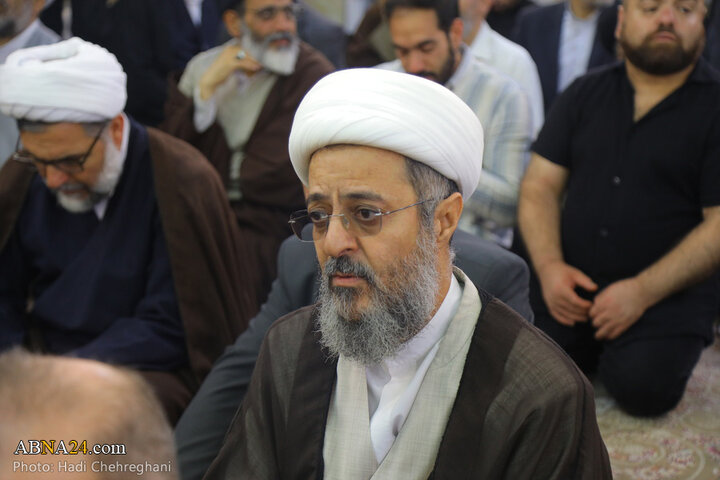 مراسم تشییع پیکر مرحوم حجت‌الاسلام نقده‌دوزان در شهر قم