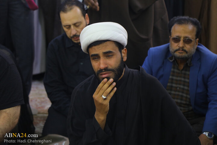 مراسم تشییع پیکر مرحوم حجت‌الاسلام نقده‌دوزان در شهر قم