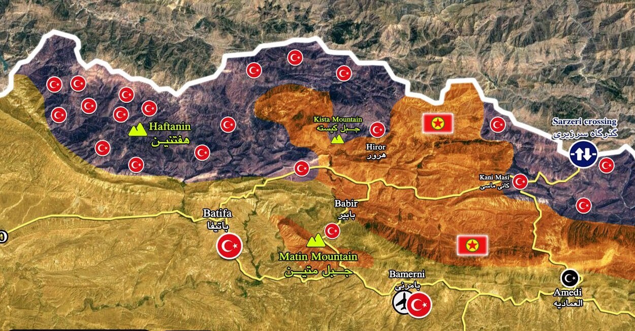 Her çiqas PKK ji holê rabû jî, dagirkirina bakurê Iraqê ji aliyê Tirkiyeyê ve berdewam dike. Her çiqas PKK ji holê rabû jî, dagirkirina bakurê Iraqê ji aliyê Tirkiyeyê ve berdewam dike.