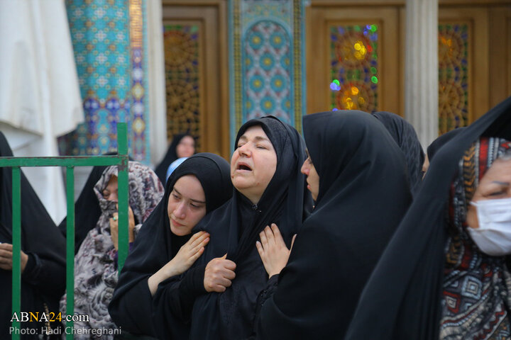 مراسم تشییع پیکر مرحوم حجت‌الاسلام نقده‌دوزان در شهر قم