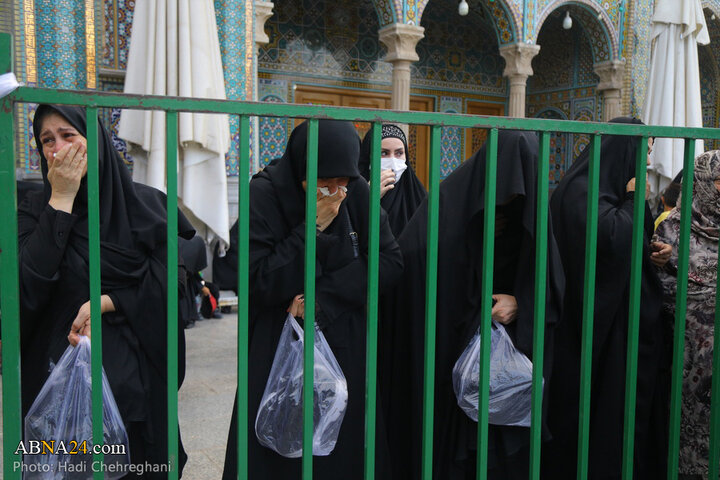 مراسم تشییع پیکر مرحوم حجت‌الاسلام نقده‌دوزان در شهر قم