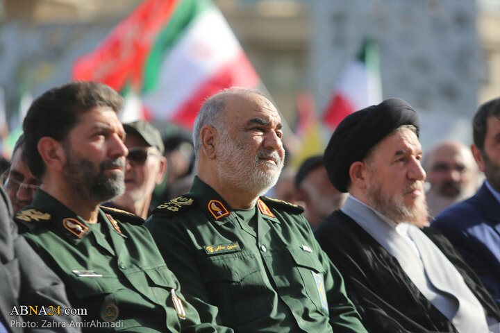مراسم سالگرد شهدای خدمت در میدان امام حسین (ع) شهر تهران