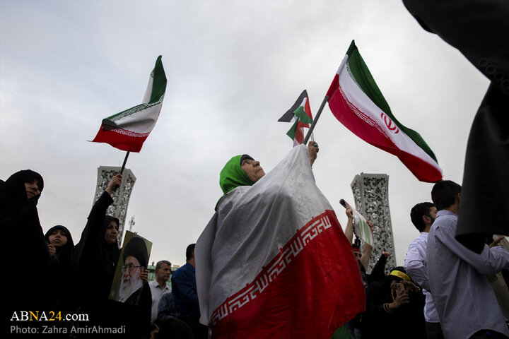 مراسم سالگرد شهدای خدمت در میدان امام حسین (ع) شهر تهران