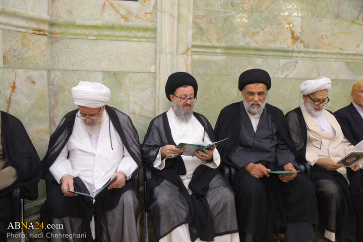 مراسم شانزدهمین سالگرد ارتحال آیت الله بهجت در مسجد اعظم قم