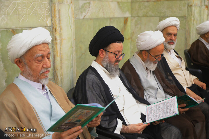 مراسم شانزدهمین سالگرد ارتحال آیت الله بهجت در مسجد اعظم قم