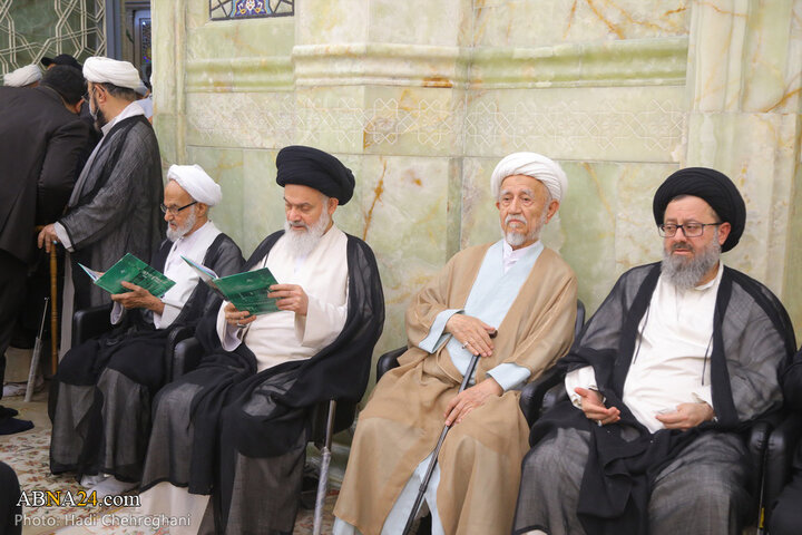 مراسم شانزدهمین سالگرد ارتحال آیت الله بهجت در مسجد اعظم قم
