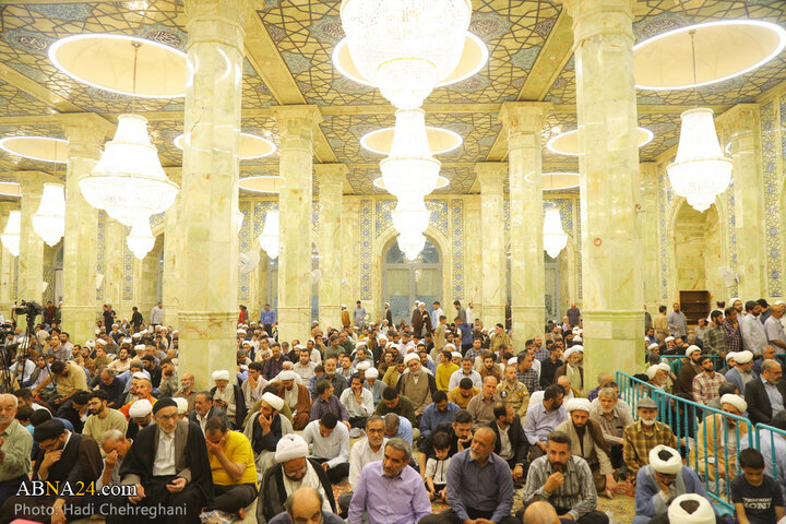مراسم شانزدهمین سالگرد ارتحال آیت الله بهجت در مسجد اعظم قم