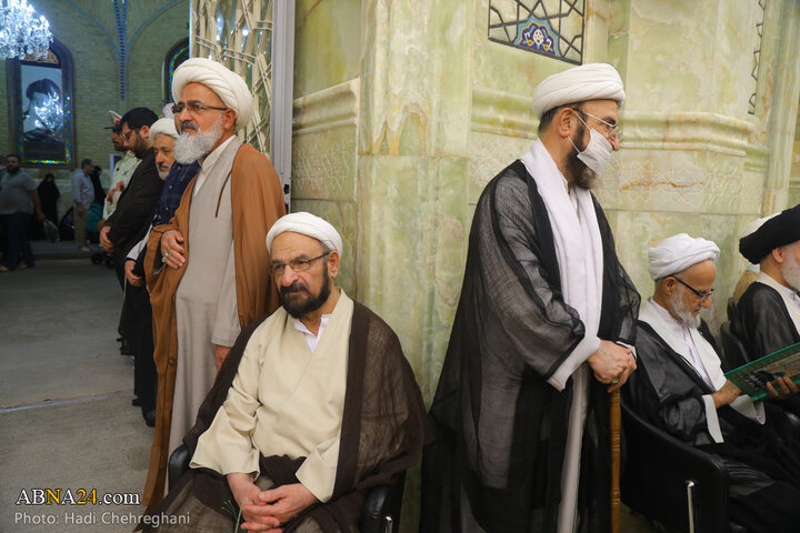 مراسم شانزدهمین سالگرد ارتحال آیت الله بهجت در مسجد اعظم قم
