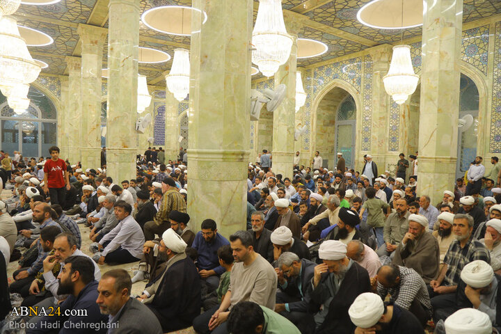 مراسم شانزدهمین سالگرد ارتحال آیت الله بهجت در مسجد اعظم قم