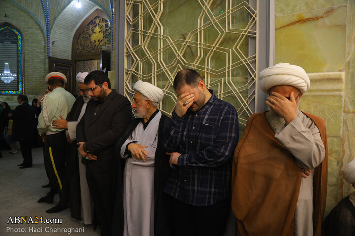 مراسم شانزدهمین سالگرد ارتحال آیت الله بهجت در مسجد اعظم قم