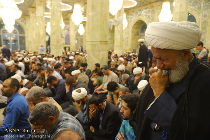 مراسم شانزدهمین سالگرد ارتحال آیت الله بهجت در مسجد اعظم قم