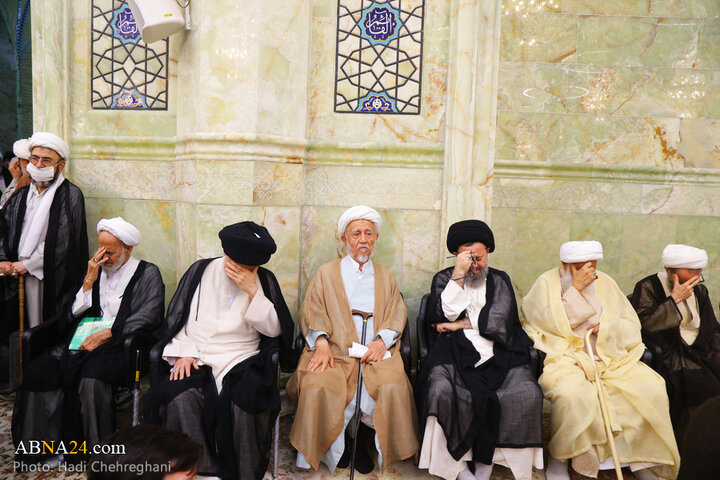 مراسم شانزدهمین سالگرد ارتحال آیت الله بهجت در مسجد اعظم قم